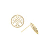 Circle Logo Stud Earrings