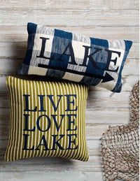Lake Jute Backing Pillows