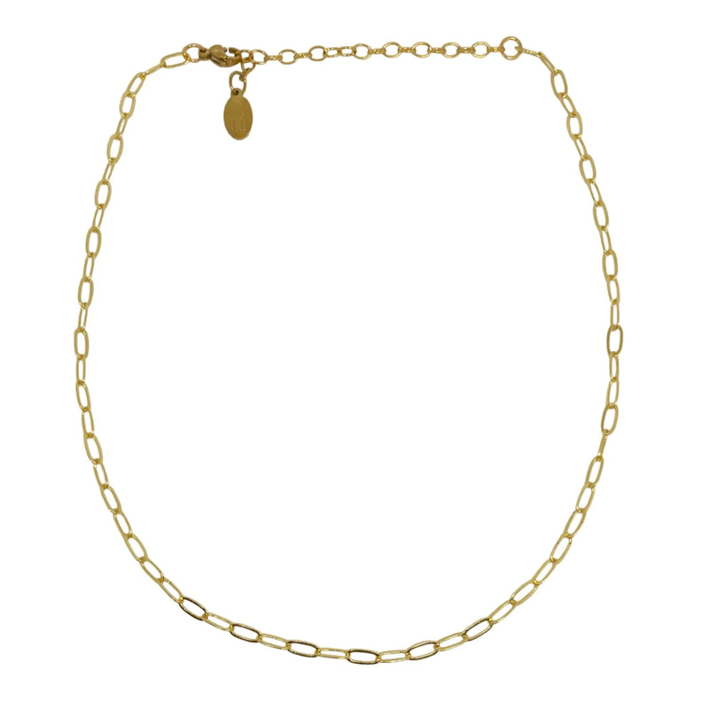 Gracie Chain Link Choker in Gold