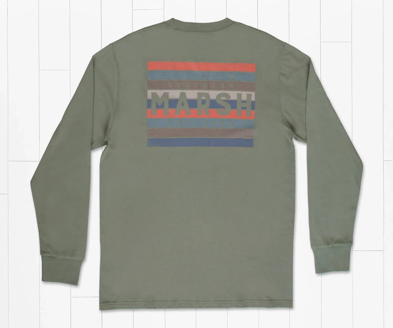 Southern Marsh Branding Color Bars Long Sleeve Tee