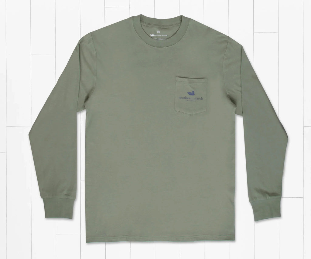 Southern Marsh Branding Color Bars Long Sleeve Tee