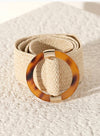 Rosetta Belt, Ivory