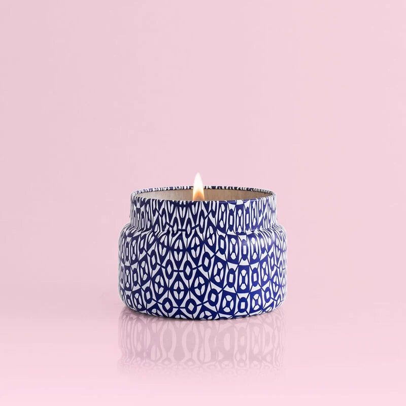 Capri Blue 8.5 oz Volcano Blue Printed Travel Tin