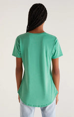 Jamie Pocket Tee in Succulent