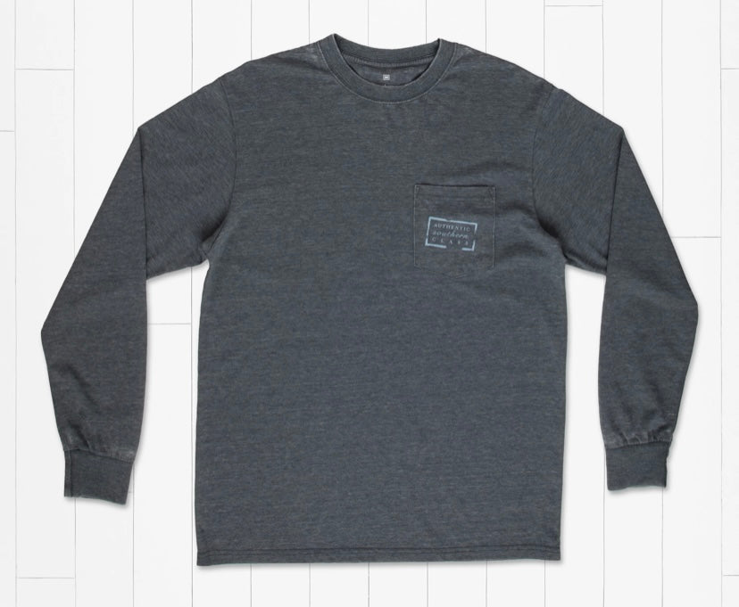 Southern Marsh Seawash Authentic Tee - Midnight Gray