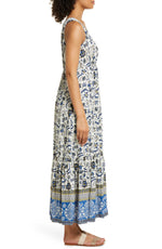 Francine Ibiza Floral Print Maxi Dress